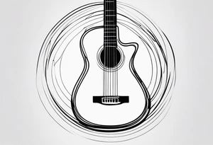 guitar sound tattoo idea