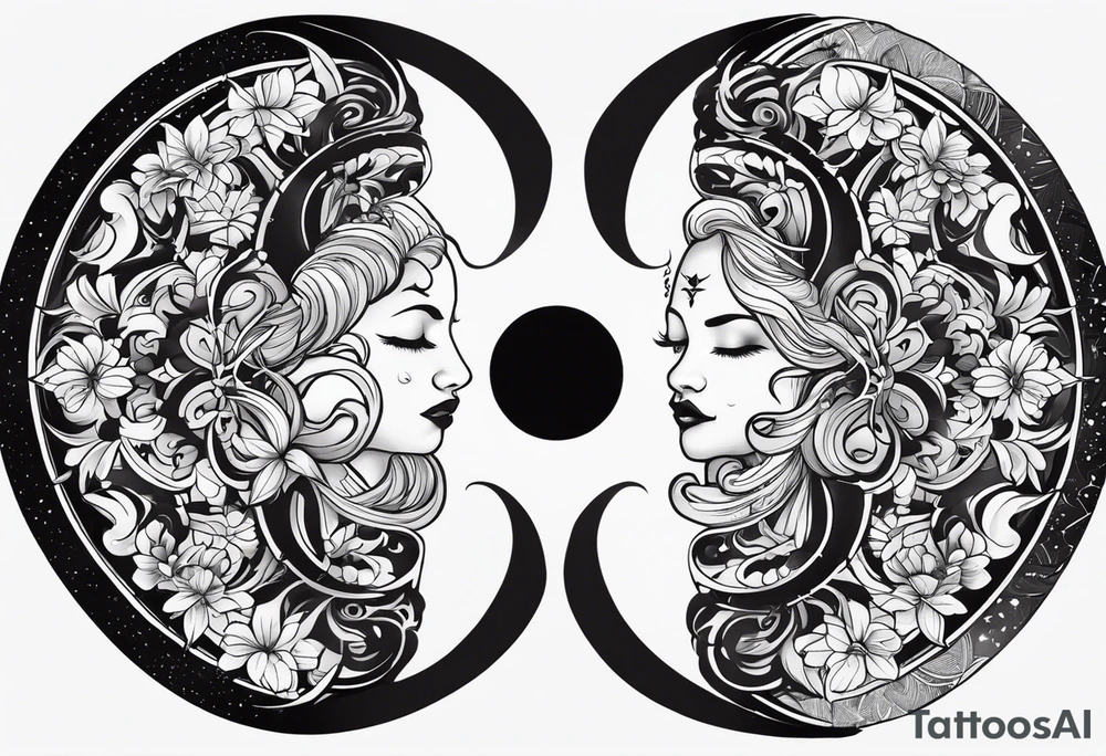 Emotions feeling/pain vs healing with resurrection from the pain and stronger you in the end. Can’t have one without the other feeling like yin Yang. tattoo idea