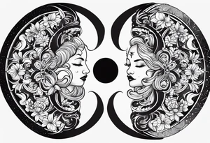 Emotions feeling/pain vs healing with resurrection from the pain and stronger you in the end. Can’t have one without the other feeling like yin Yang. tattoo idea