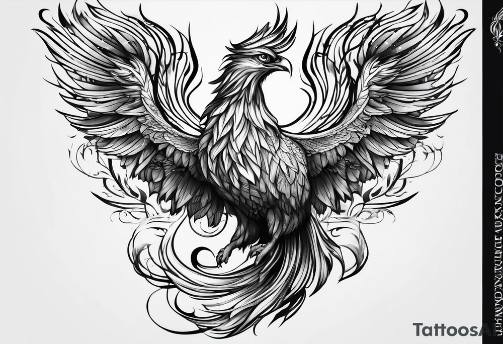 phoenix tattoo idea