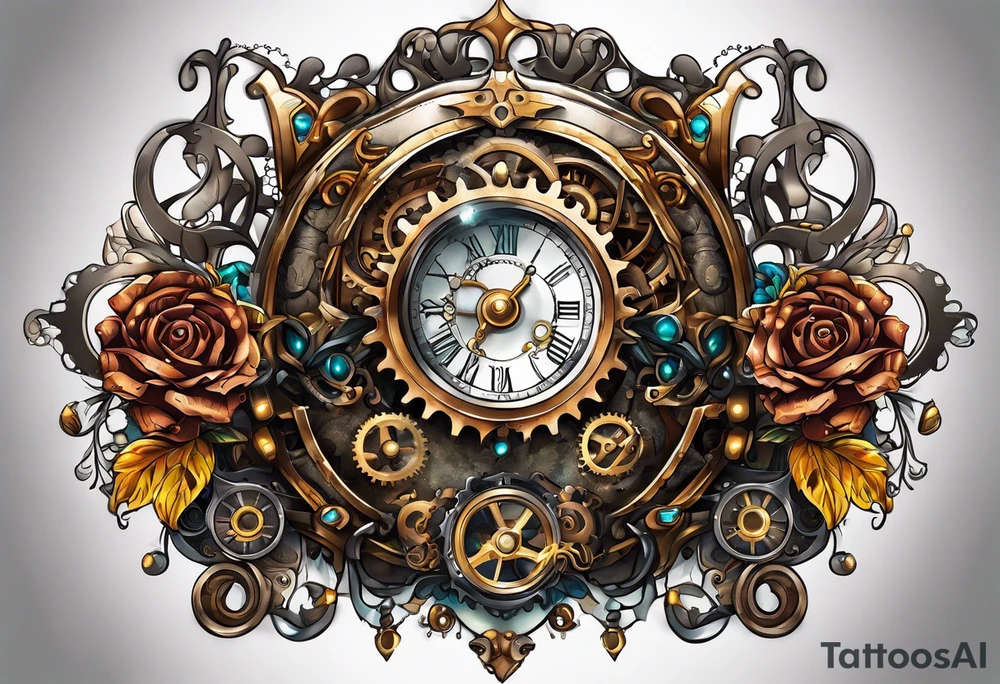 Steampunk tattoo idea