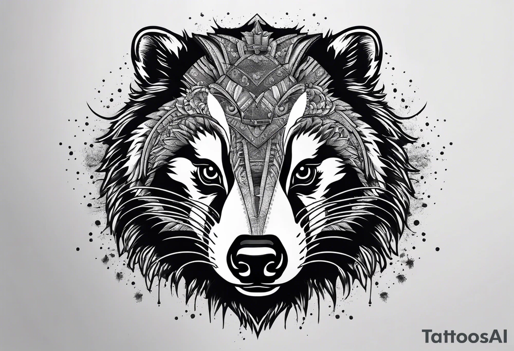 Angry Mc.Badgers tattoo idea