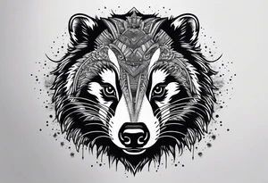 Angry Mc.Badgers tattoo idea