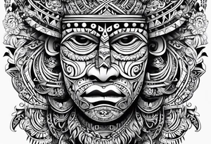 Taino, Puerto Rican, tribal tattoo idea