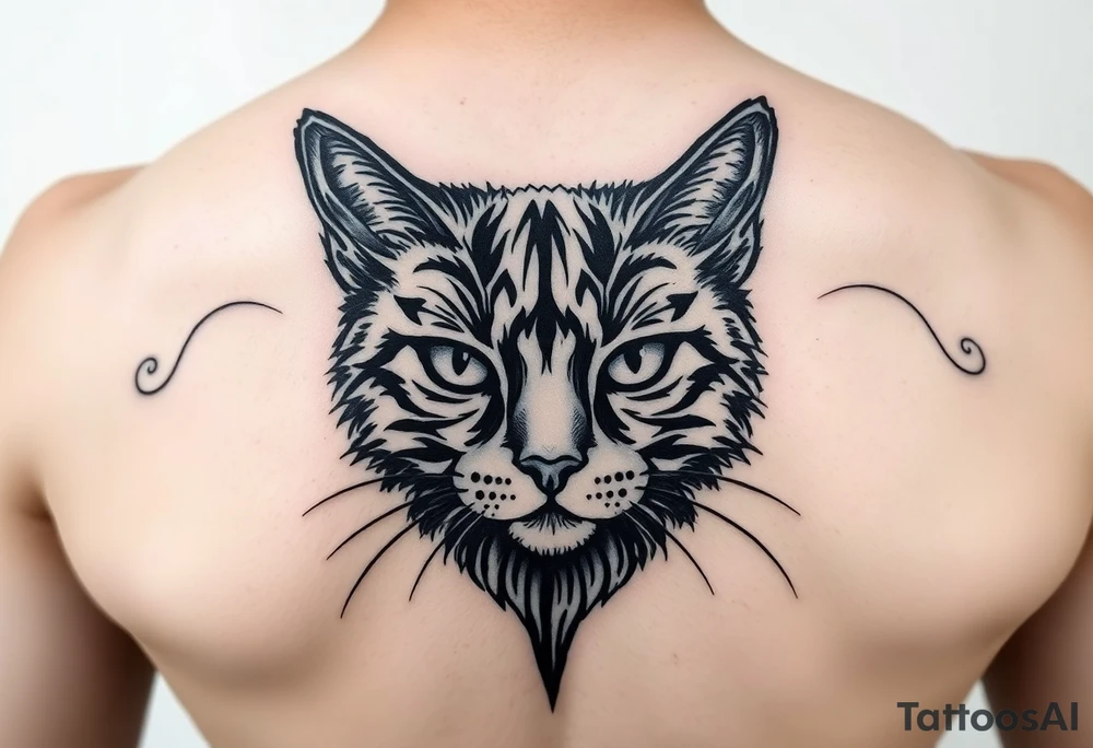 Black Cat tattoo idea
