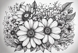 wildflowers tattoo idea
