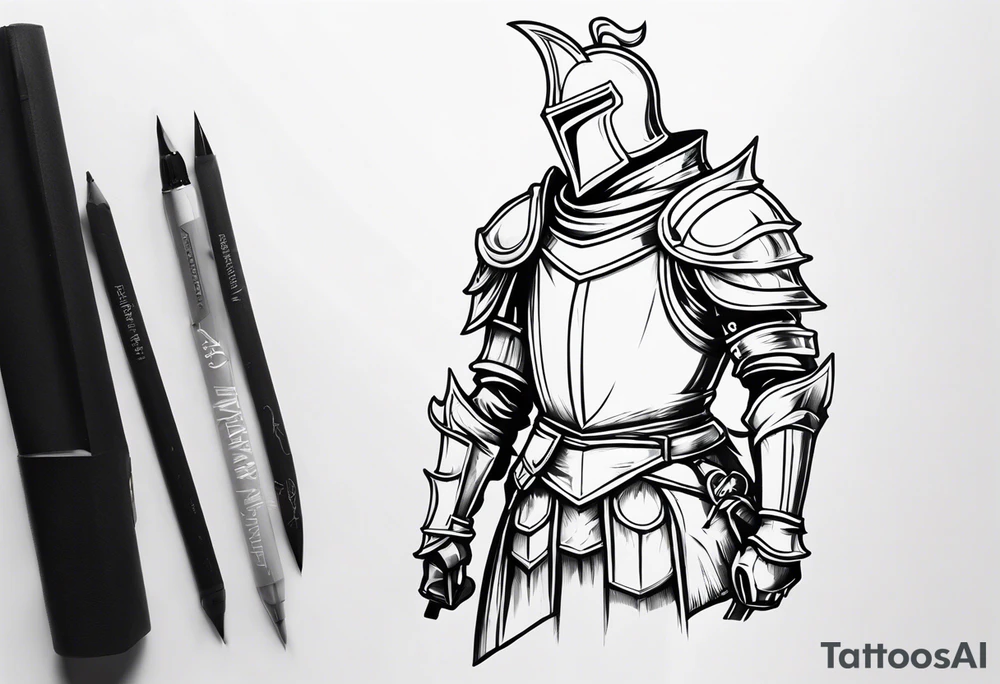 knight tattoo idea