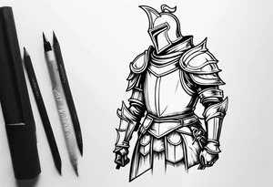 knight tattoo idea
