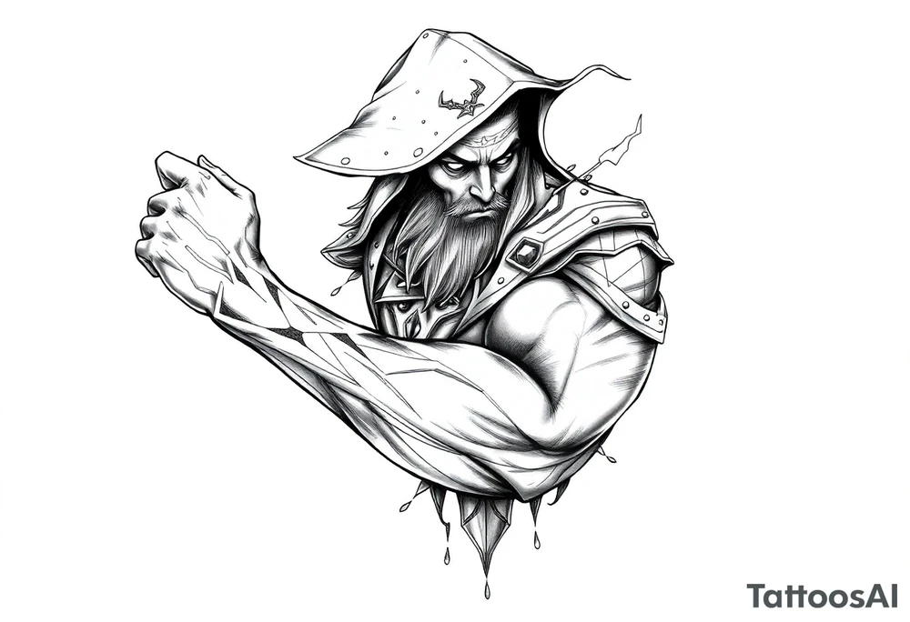 arcane mage tattoo idea