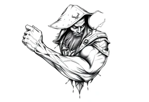 arcane mage tattoo idea