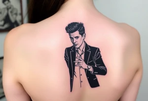 Rick Astley Never Gonna Give You Up Dance Pose tattoo idea