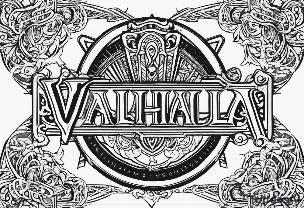 Valhalla tattoo idea