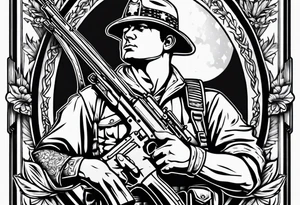 Minuteman with rifle tattoo idea