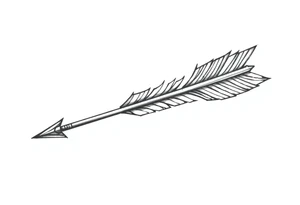 one  arrow tattoo idea