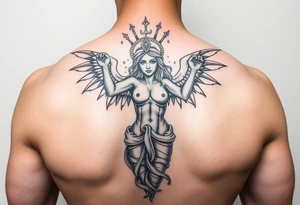 Themis de cuerpo entero tattoo idea