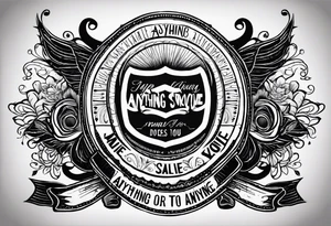 Simple tatoo of the quote, "anything or anyone that does not bring you alive is too small for you." tattoo idea