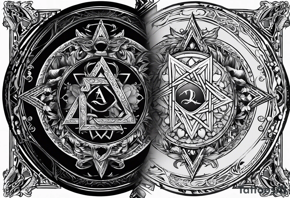 inside the card i want the rune dagaz tattoo idea