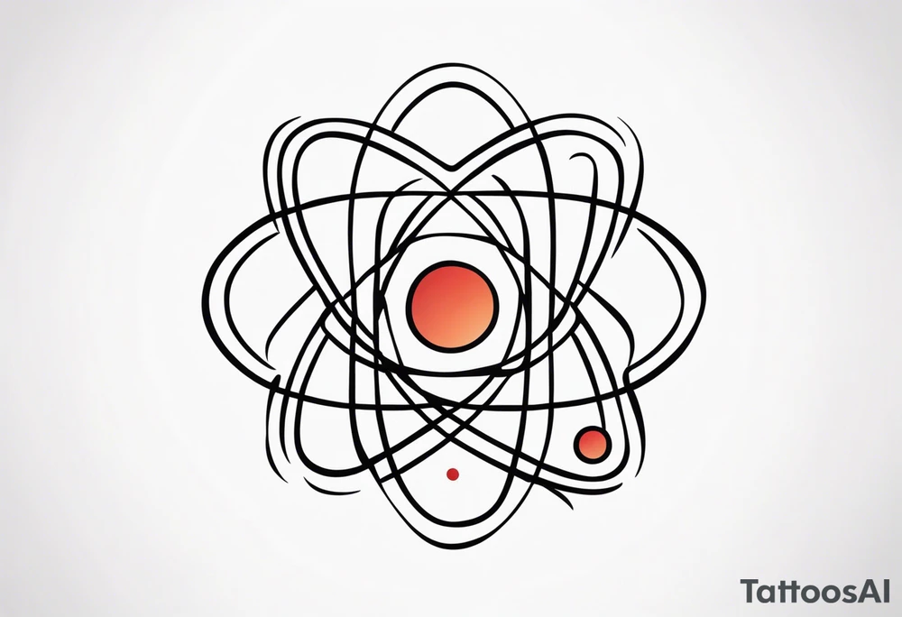 Atheist Theme using atom tattoo idea