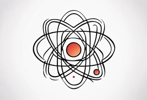 Atheist Theme using atom tattoo idea