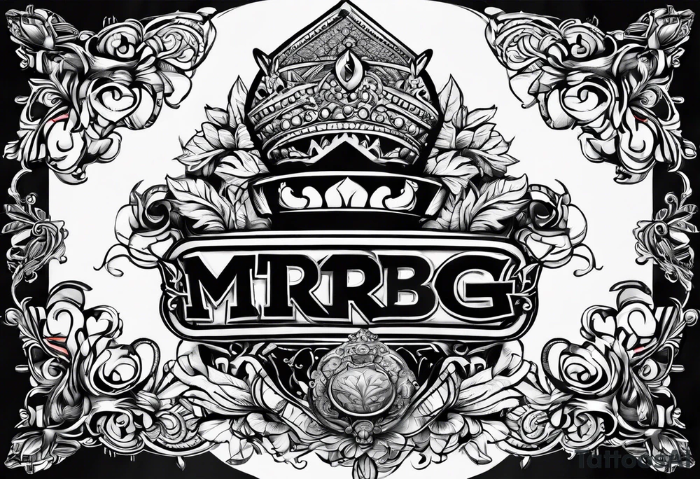 logo "MRBG" tattoo idea