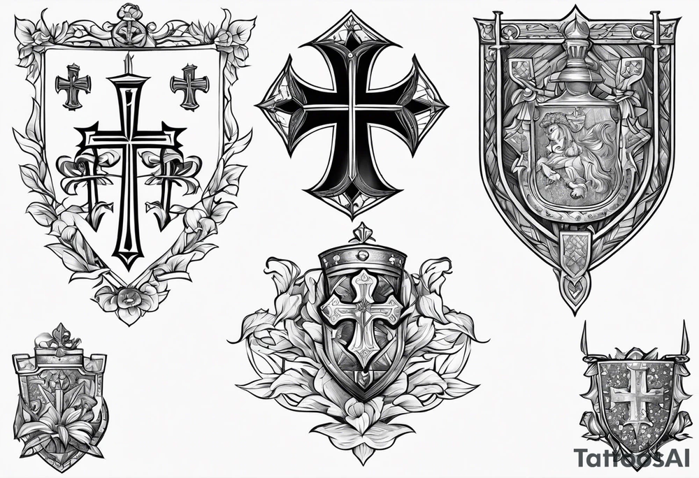 Christian Knights of the kingdom of netherlands tattoo idea