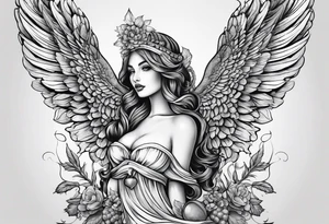 Dolly, acorn, wings tattoo idea