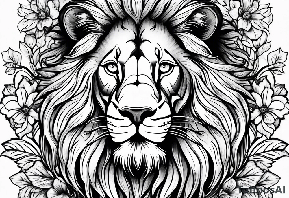 Family of lions tattoo idea