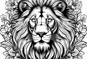 Family of lions tattoo idea
