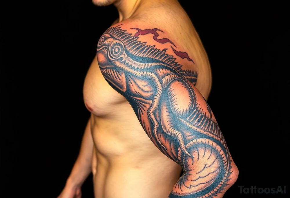 dinosaur tattoo idea