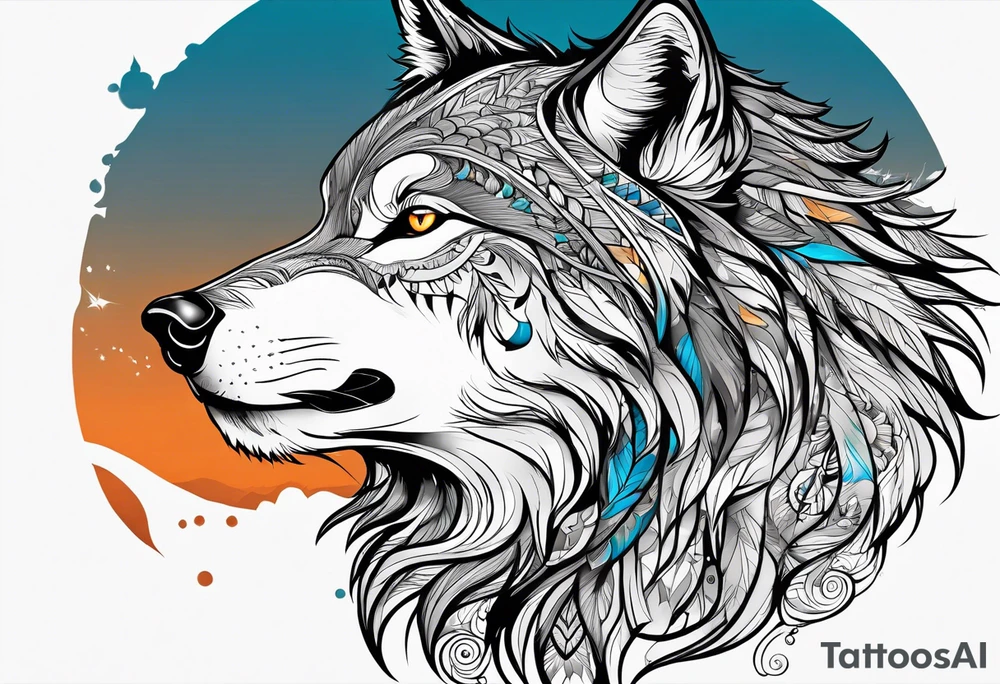 Lobo wolf for a male tattoo tattoo idea