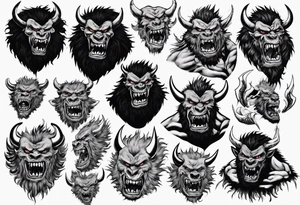 Zodd the beast in berserk tattoo idea