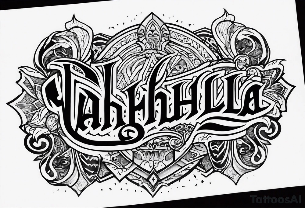 Valhalla tattoo idea