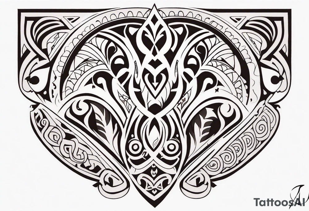maori tribal  neck tattoo tattoo idea