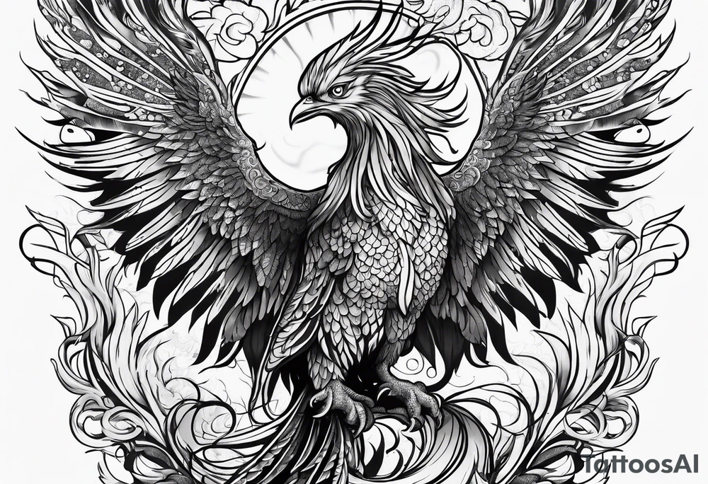 phoenix tattoo idea