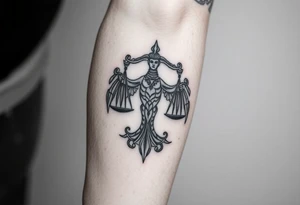 Computer code software developer, father of 6, masculine , strength, overcome, Libra, tattoo idea