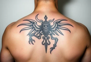 Traditional behemoth symbol tattoos from antiquity tattoo idea