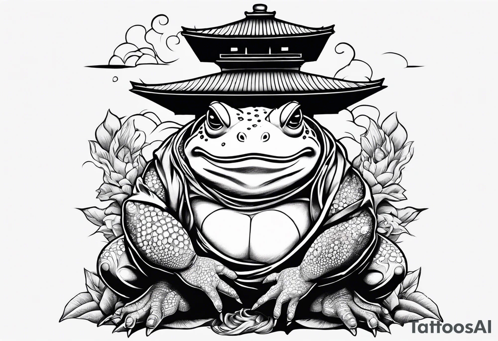 Jiraiya Naruto Gamakichi toad tattoo idea