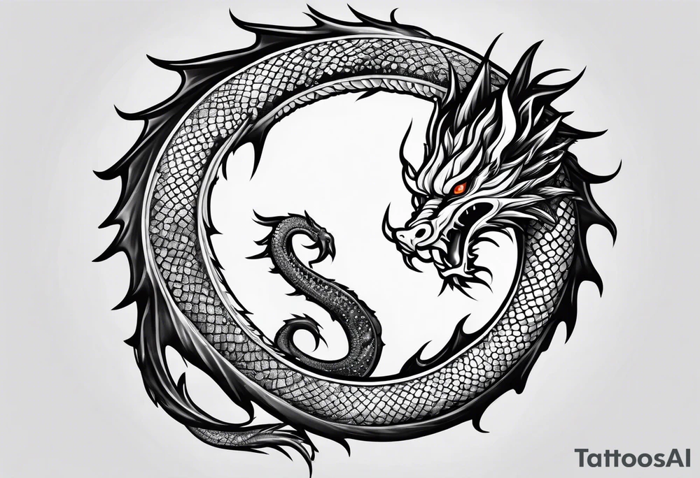 LONG DRAGON tattoo idea