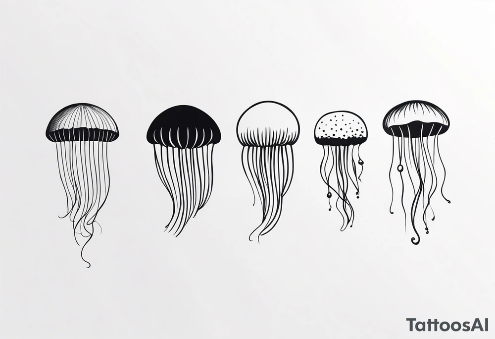 jellyfish small tattoo idea