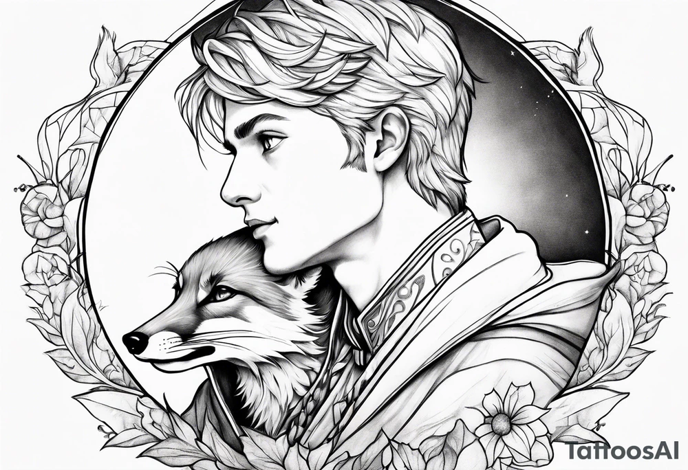 little prince and the fox tattoo idea
