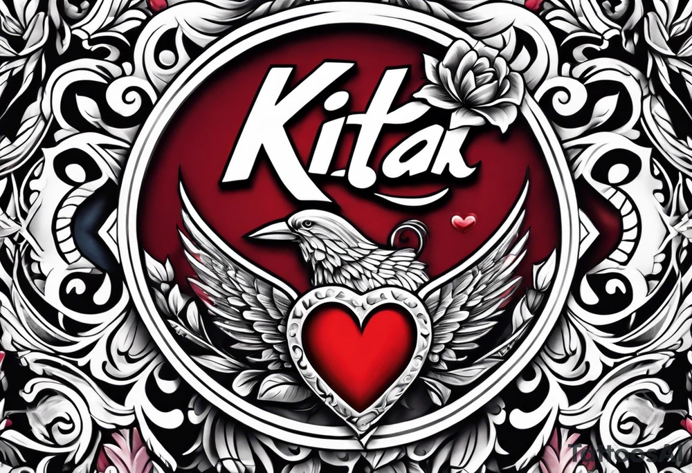 i Love KitKat tattoo idea