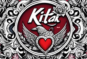 i Love KitKat tattoo idea