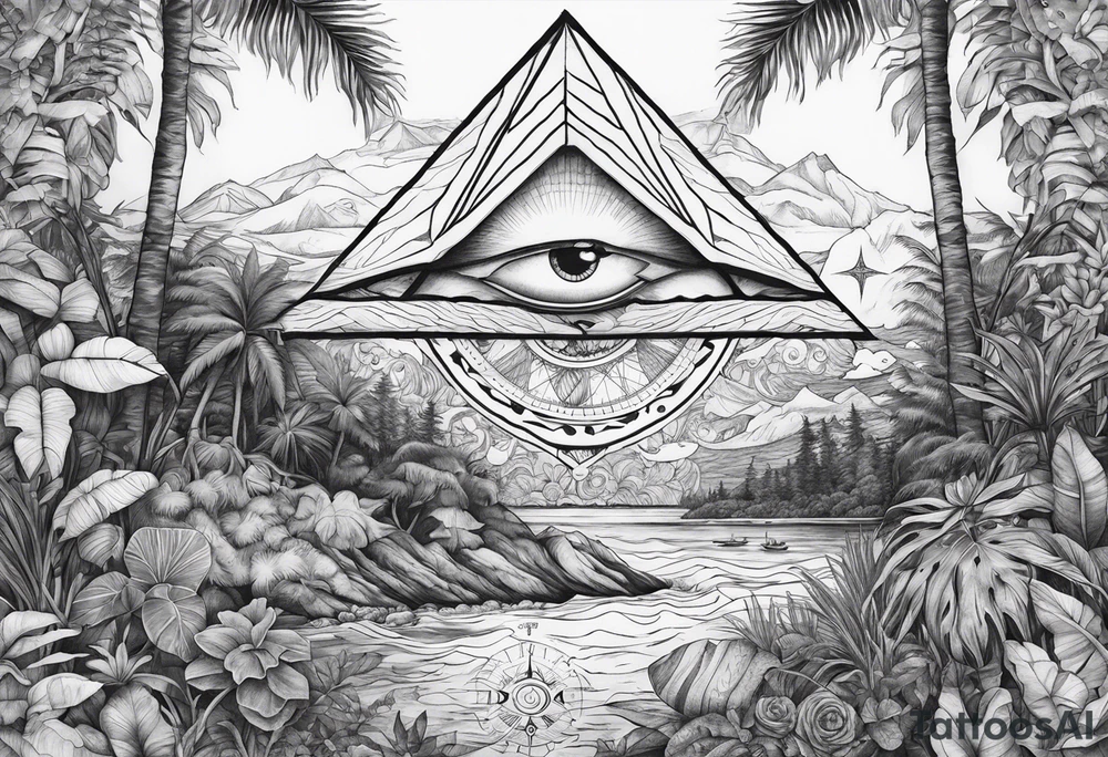 Compass
Jungle Plants
All-seeing Eye
ocean tattoo idea