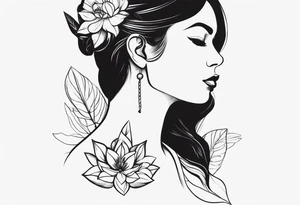 uma palavra com um significado forte e lindo tattoo idea