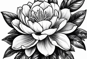 single azalea by itself tattoo idea