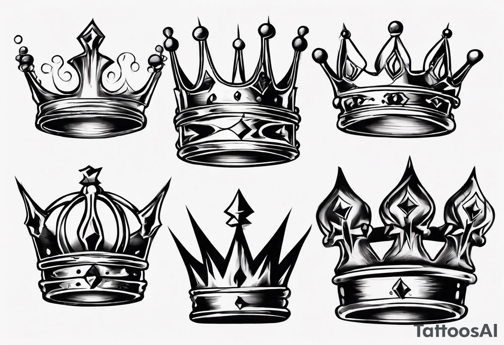a kings crown tattoo idea