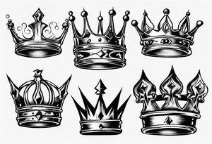 a kings crown tattoo idea