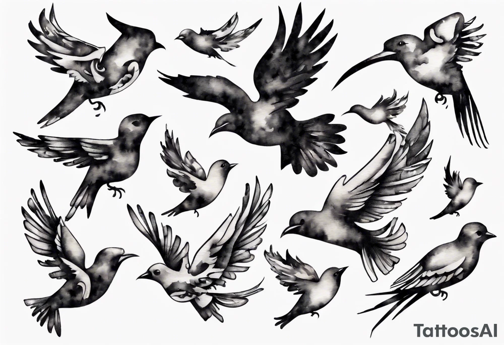 jigsaw puzzle piece with birds flying from it tattoo idea jigsaw puzzle piece with birds flying from it tattoo idea