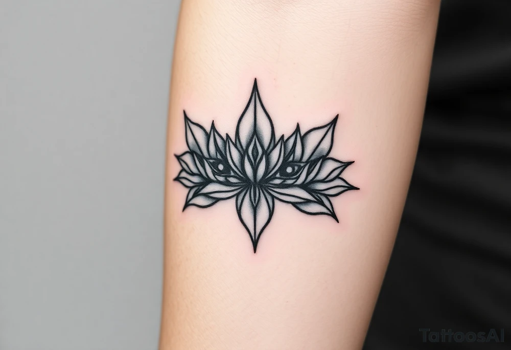 Lotuses Samaria eyes warrior tattoo idea