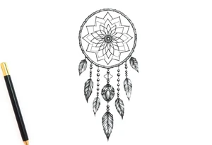 Dreamcatcher tattoo idea